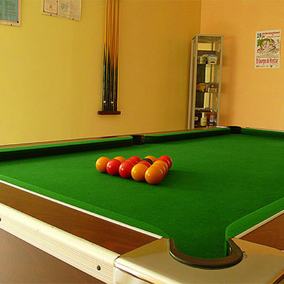 La salle de billard